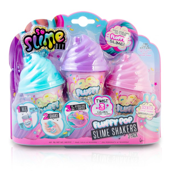 So Slime DIY Fluffy Pop Slime Shakers 3 Pack